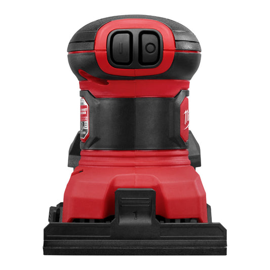 Milwaukee, 6033-21 3 Amp 1/4 Sheet Orbital 14,000 OBM Compact Palm Sander with Dust Canister