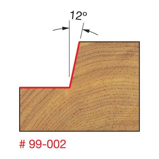 Freud, 99-002 Embout à lèvre de porte 12º, tige 1/2''