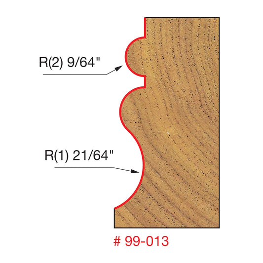 Freud, 99-013 Face Molding Router Bit 1/2'' Shank