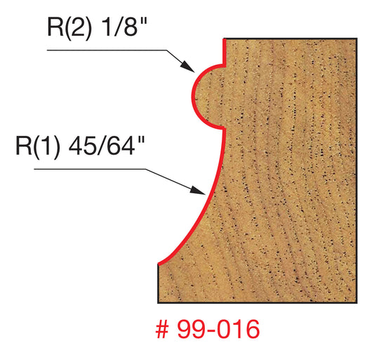 Freud, 99-017 Canoe Joint Router Bit 1/2'' Shank