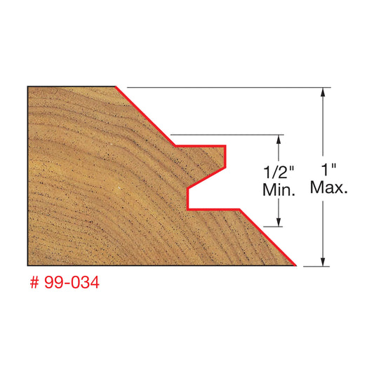 Freud, 99-034 Lock Miter Router Bit