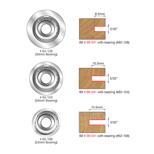 Freud, 99-041 Biscuit Joining Router Router Bit 1/2" Shank
