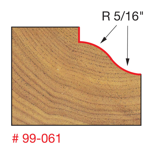 Freud, 99-061 Rail & Stile Profile Router Bit 1/2'' Shank
