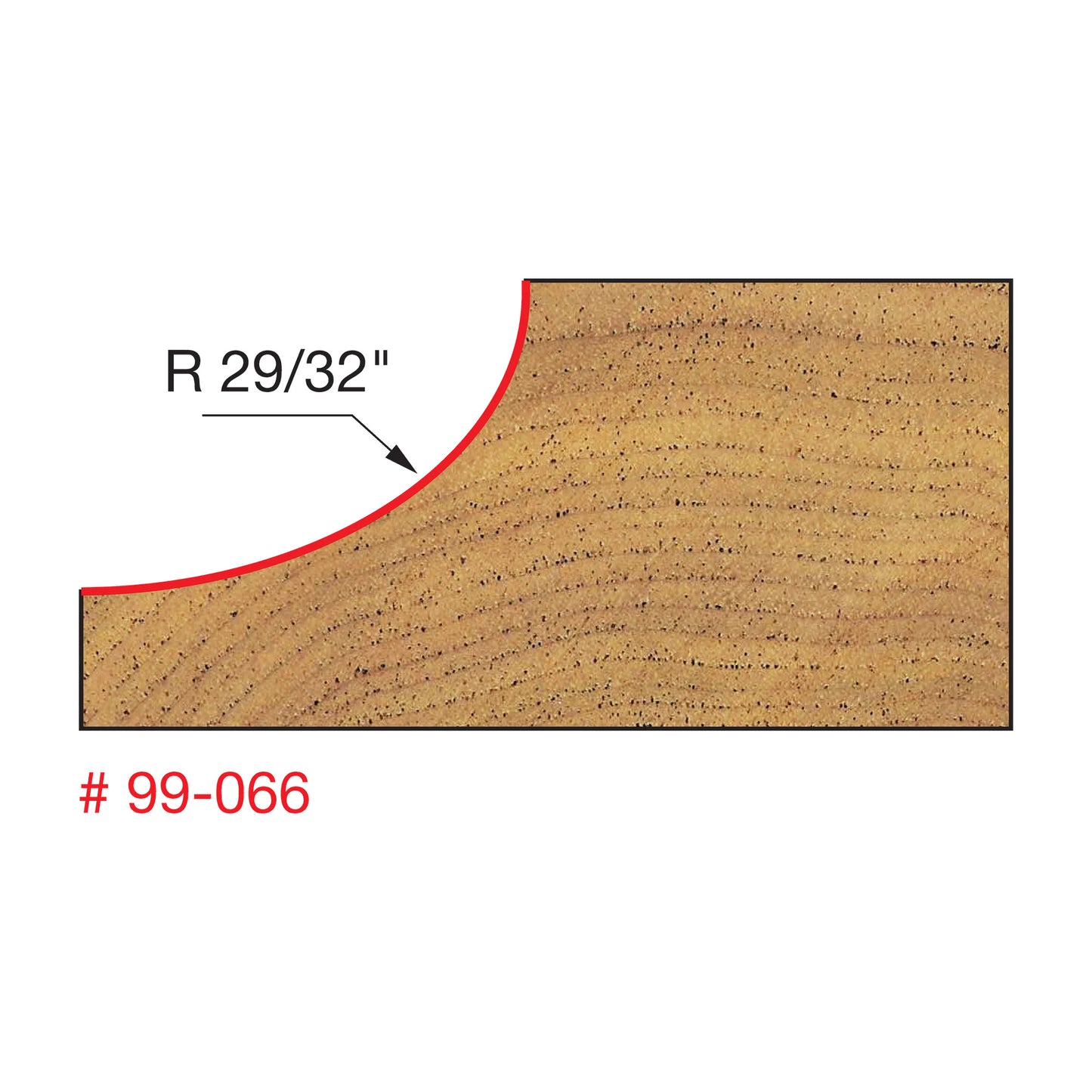 Freud, 99-066 Embout pour façade de tiroir, tige 1/2'' 13834