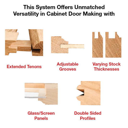 Freud, 99-864 Double Sided Profile Cutter (Bevel Profile) Router Bit
