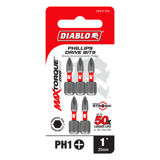 Diablo, Phillips Drive Bits