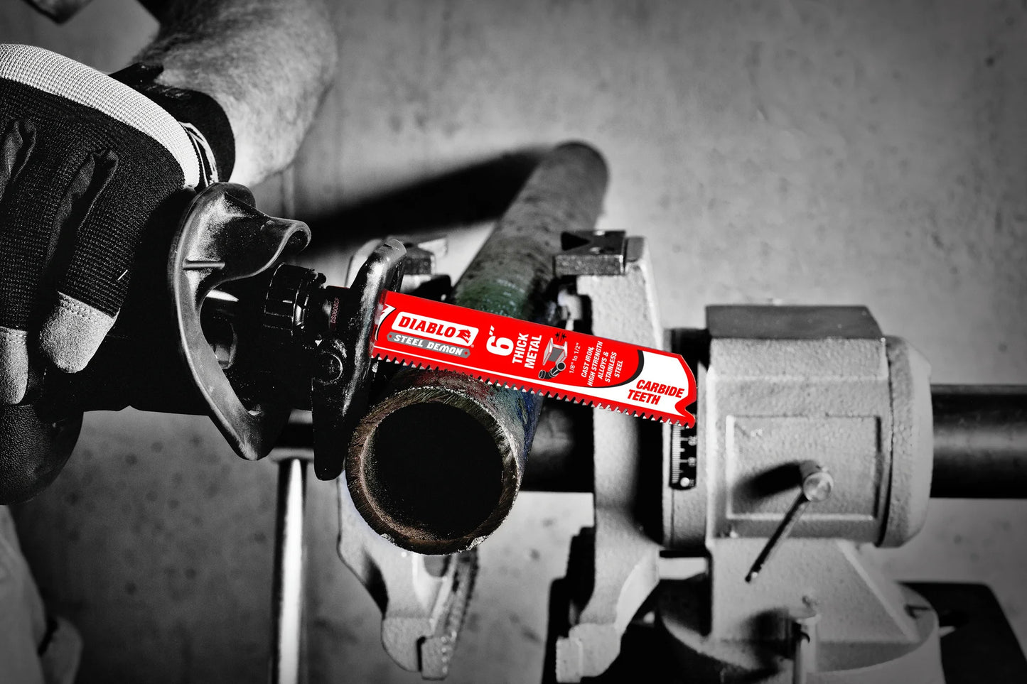 Diablo, DS0608CFC 6" 8 Tooth Metal Carbide Tipped Reciprocating Saw Blade