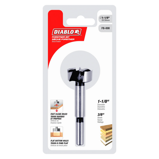 Freud Diablo FB-008 1-1/8 inch Industrial Forstner Bit