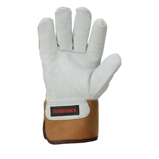 Tough Duck, GI6606 Thinsulate-Lined Cow Split Leather Gloves