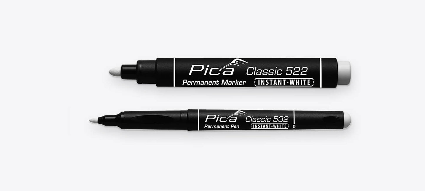 Pica Classic 532, Instant White Marker & Pen