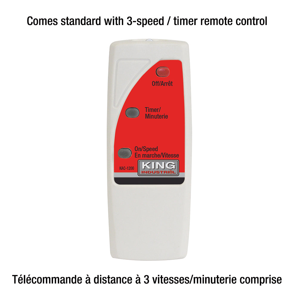 King, KAC-1200 Air Cleaner