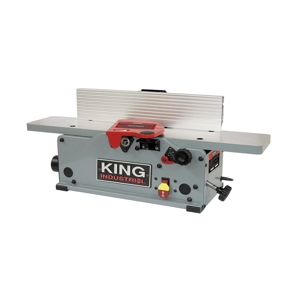 King, KC-6HJC 6'' Benchtop Jointer with Helical Cutterhead