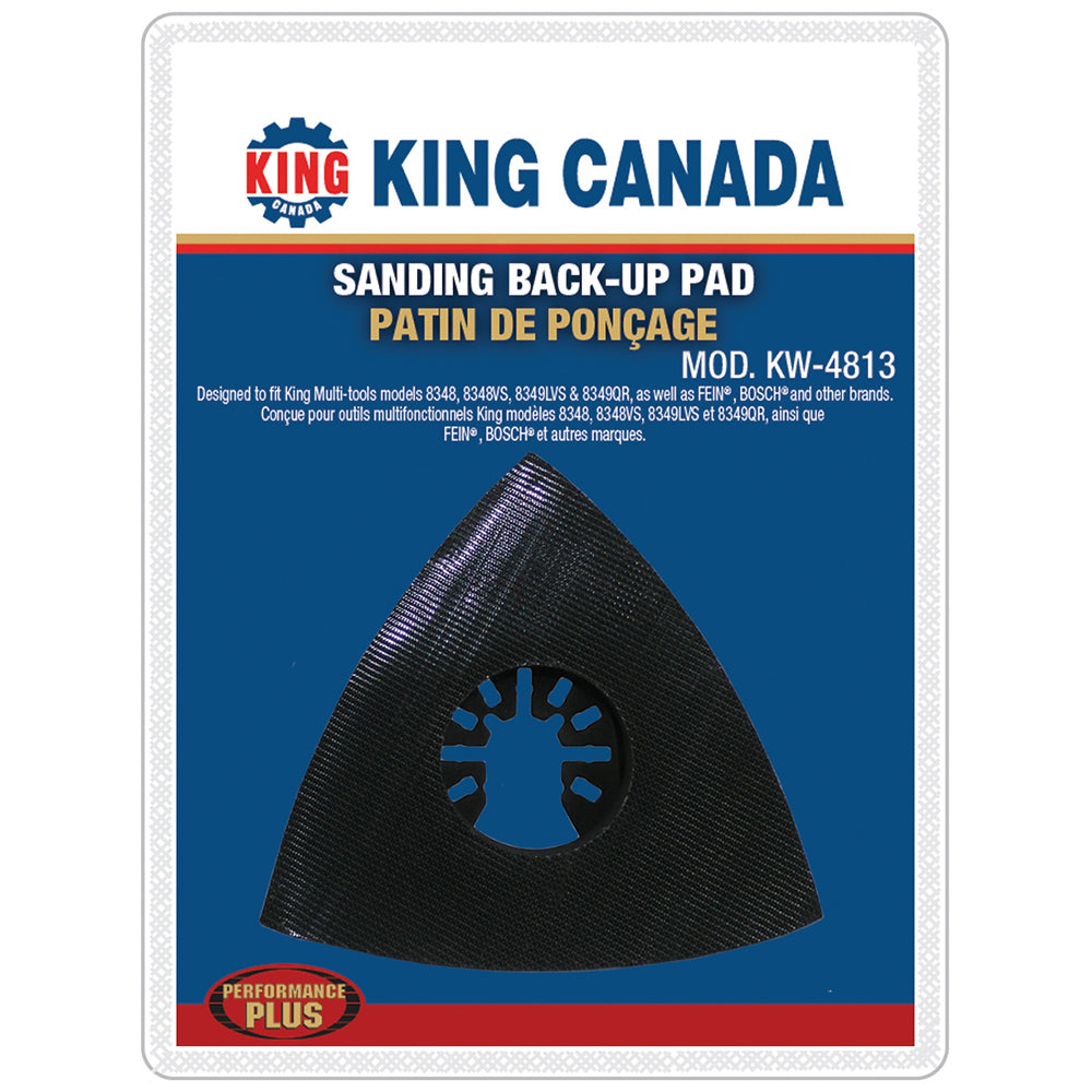 KIng, KW-4813 Sanding Back Up Pad