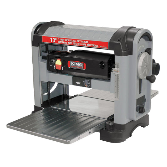 King, KC-13HPC 13" Planer with Helical Cutterhead