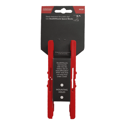 StealthMounts, TM-MW18-RED-4 Milwaukee M18 Red Tool Mounts 4 Pack