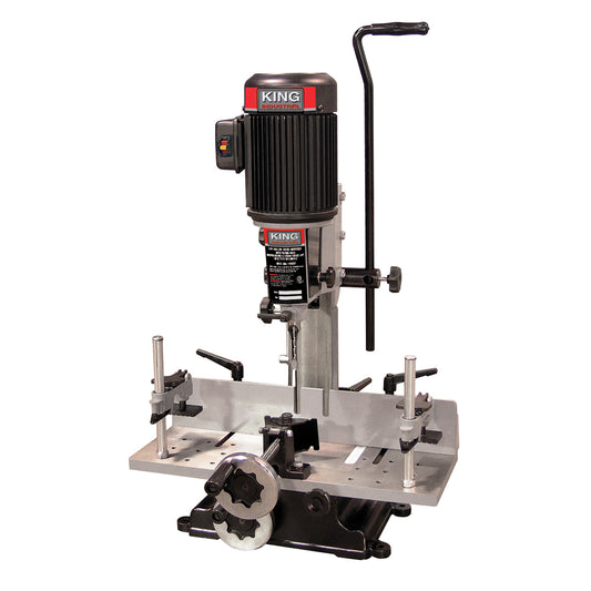 King, MA-1050ST 5/8'' Hollow Chisel Mortiser w/ Tilting Head