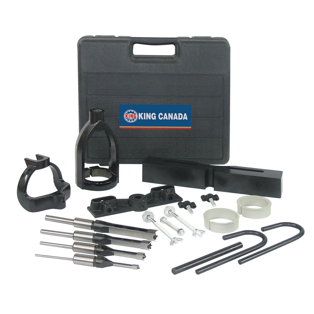 King, MA-511 Mortising Attachment with 4 PC. Mortising Chisels & Bits