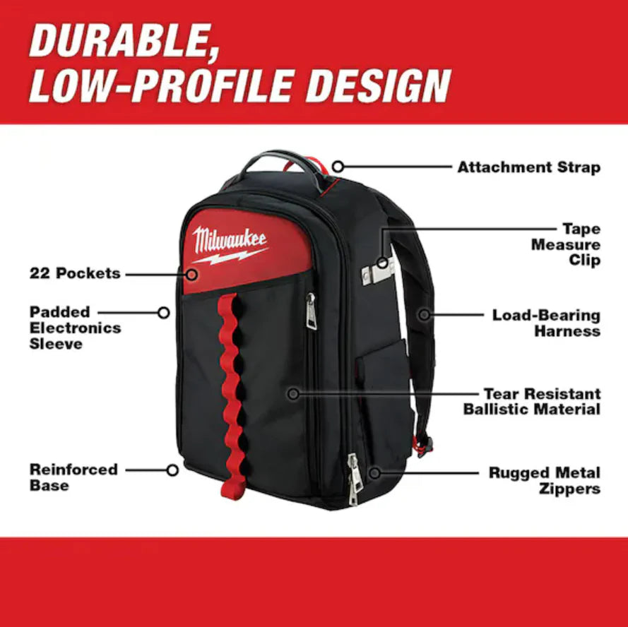 Milwaukee 48-22-8202 Low-Profile Backpack