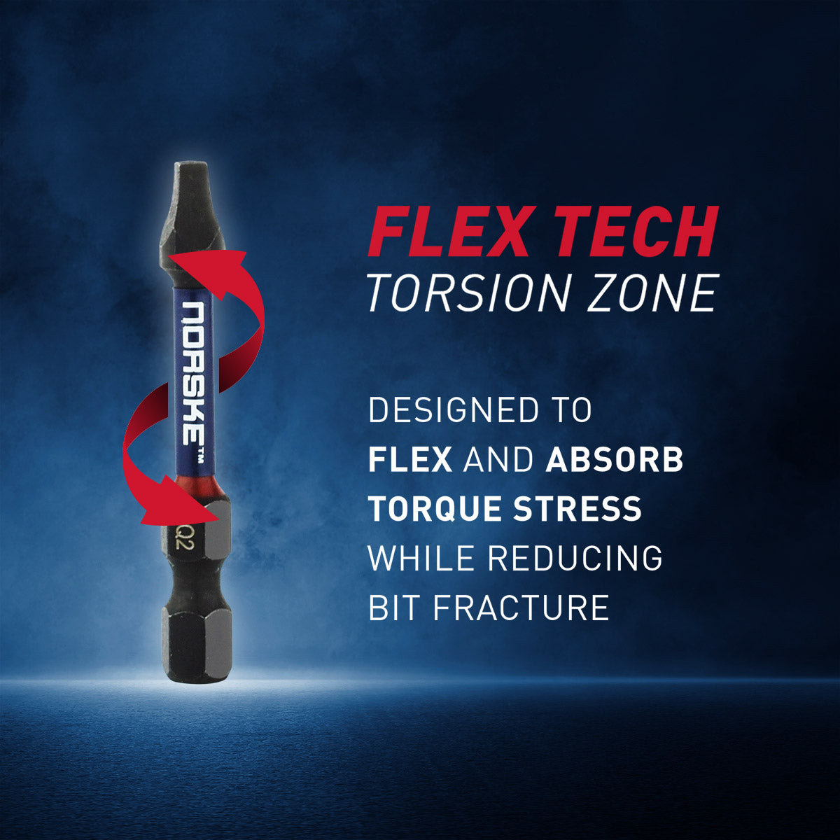 Embouts à empreinte carrés Norske de 6 po