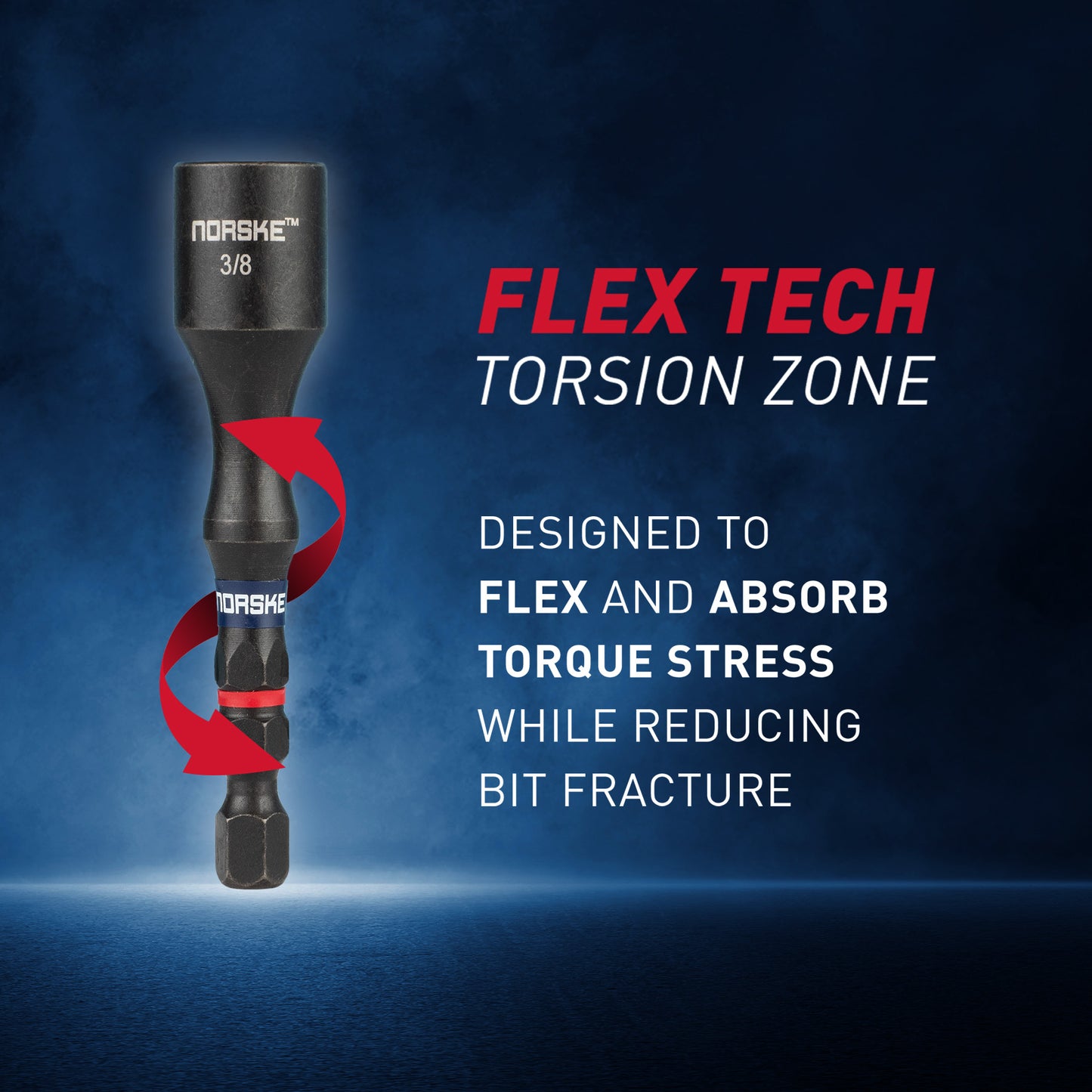 Norske Nut Setters 1/4 - 1/2" in lengths 2-9/16" and 6"