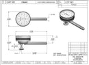 Starrett, 196A6Z Universal Back-Plunger Dial Indicator