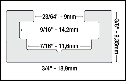 Milescraft 4040 T-Trax48™ (Pair)
