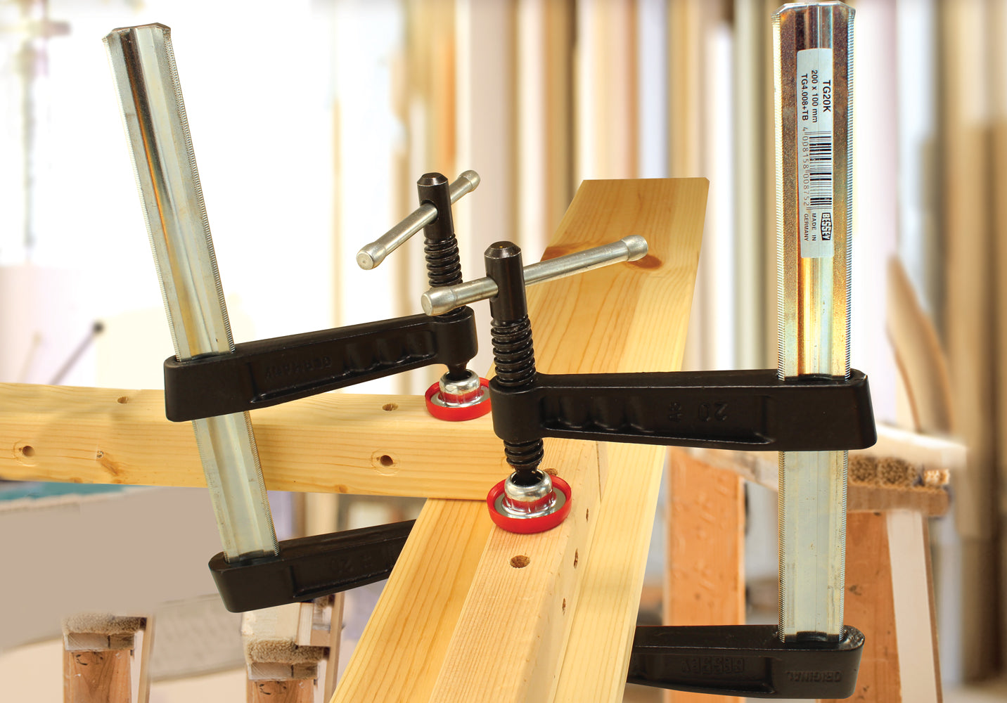 Bessey TG5.512+2K Pince à barre de type F de 12 pouces, usage moyen 14790