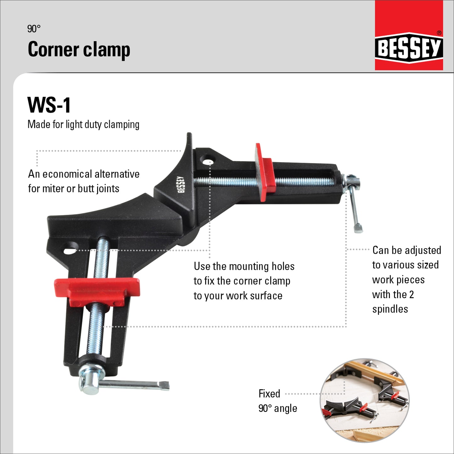 Bessey Angle Clamp WS-1