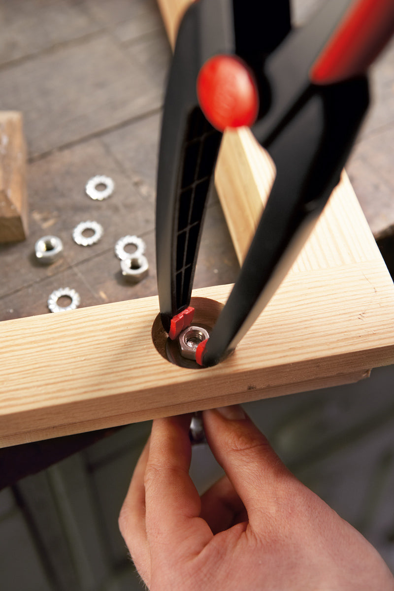 Bessey, XCL5 Clipix Pince à ressort à mâchoire longue de 4 po, nez aiguille 59090