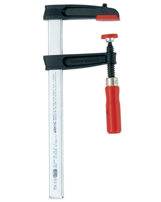 Bessey TC4.512 - Clamp, woodworking, F-style, flat rail, 4.5 In. x 12 In., 950 lb