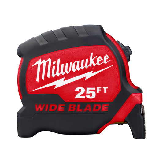 Milwaukee, 48-22-0225 25Ft Wide Blade Tape Measure
