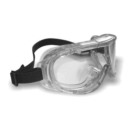 Safety Goggles Wrap-Around, Indirect Ventilation, CLEAR