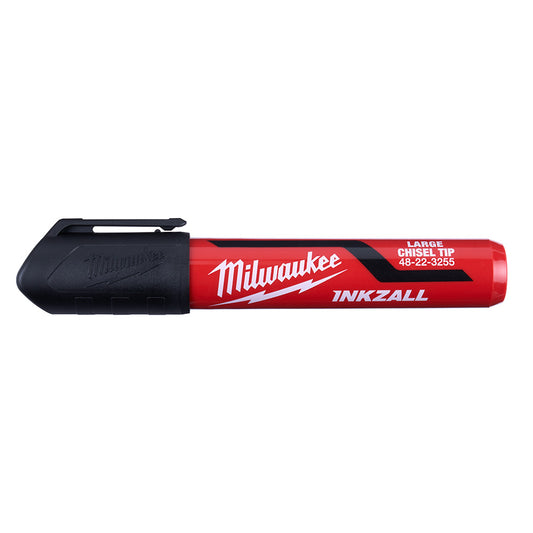 Milwaukee, 48-22-3255 INKZALL Large Chisel Tip Black Marker