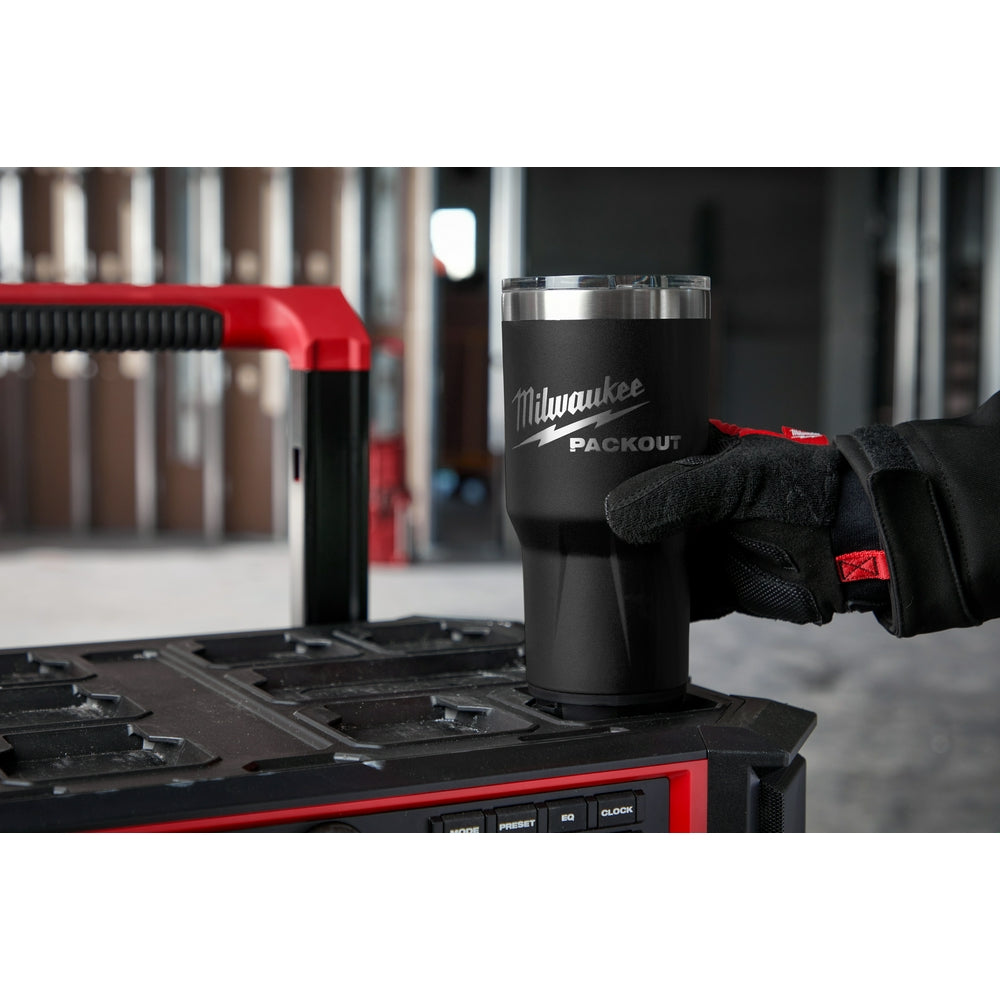 Milwaukee, 48-22-8393B PACKOUT 30oz Tumbler - Black