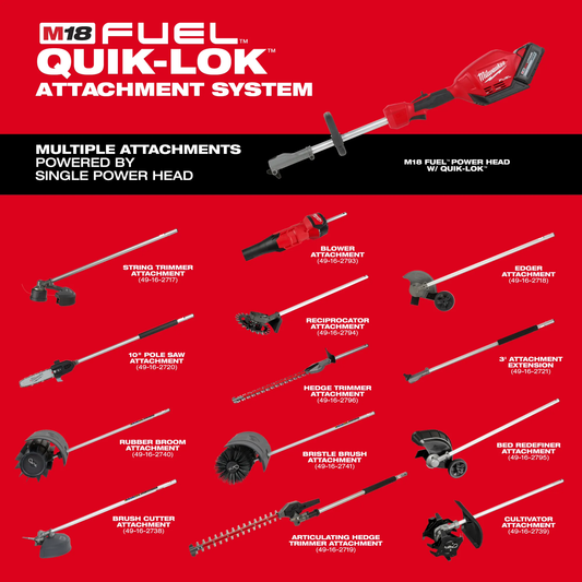 Milwaukee, 49-16-2795 M18 FUEL QUIK-LOK Bed Redefiner Attachment