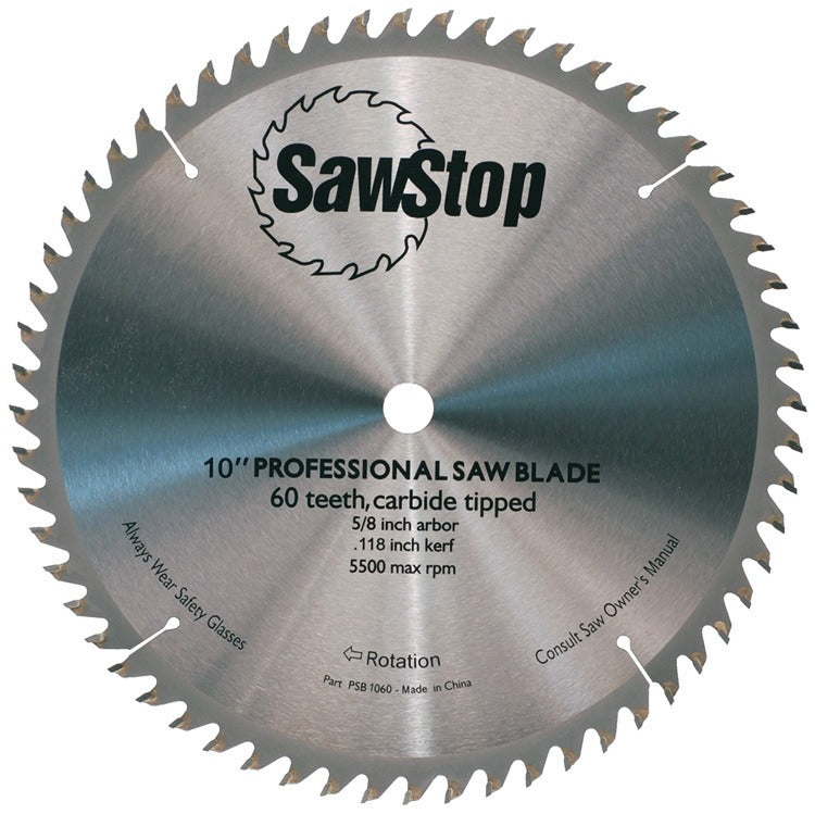 SawStop, CB104 184 60-Tooth Combination Saw Blade