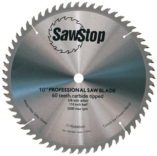 SawStop, CB104 184 60-Tooth Combination Saw Blade