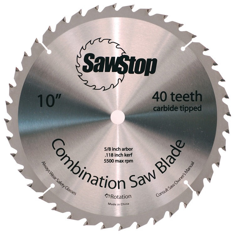 SawStop, CNS-07-148 40-Tooth Combination Saw Blade