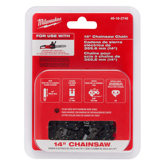 Milwaukee, 49-16-2749 14" Chainsaw Chain