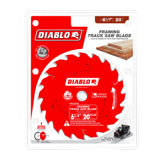 Diablo, D0620TSR 6-1/2in 20-Teeth Track Saw Blade