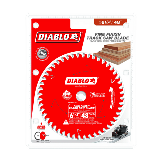 Diablo, D0648TSF 6-1/2” 48-Tooth Track Saw Blade