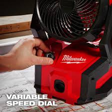 Milwaukee 0818-20 M18 Brushless PACKOUT Fan – Tool Only