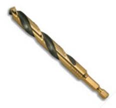 Norseman Type QR AG Tige hexagonale – 1/4" Foret Magnum Super Premium HSS Noir/Or à dégagement rapide