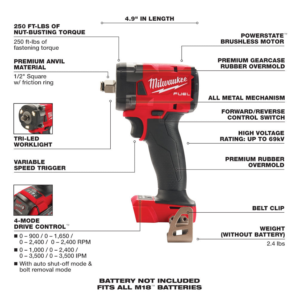 Milwaukee 2767 torque deals modes