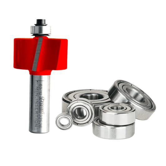 Freud, 32-526 Rabbiting Router Bit Set with Bearings 1/2' Shank
