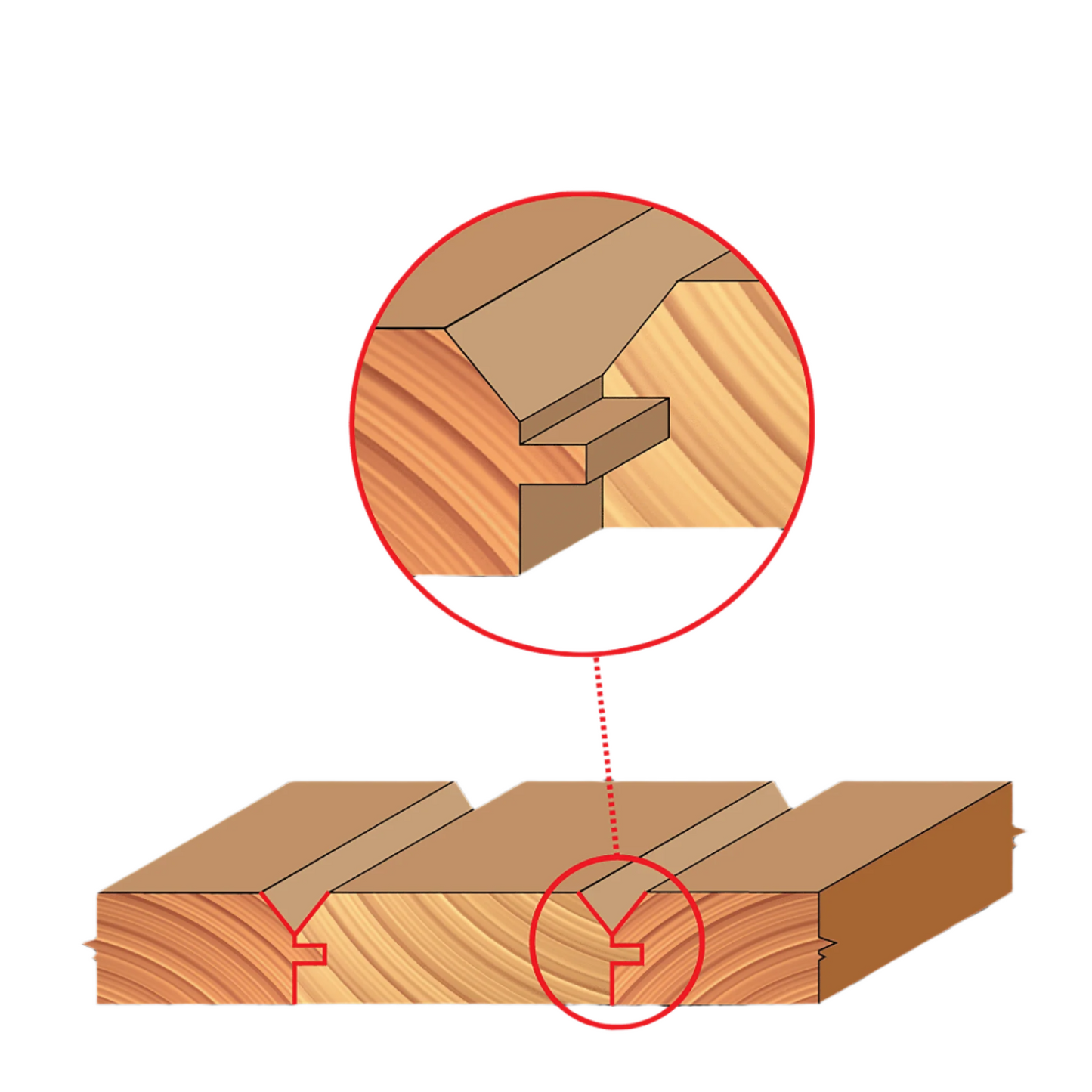Freud, 99-191 45deg V Paneling Router Router Bit 1/2'' Shank