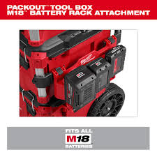 PACKOUT 48-22-8603 Tool Box M18 Battery Rack Attachment
