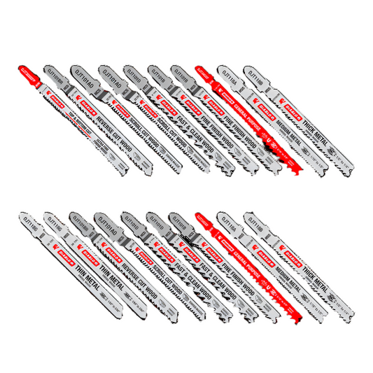 Diablo, DJT20S T-Shank Jig Saw Blade Set for Wood & Metal 20 Pc Set