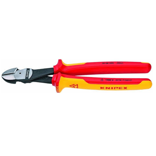 Knipex 74 08 250 SBA 10'' High Leverage Diagonal Cutters - 1000 Volt