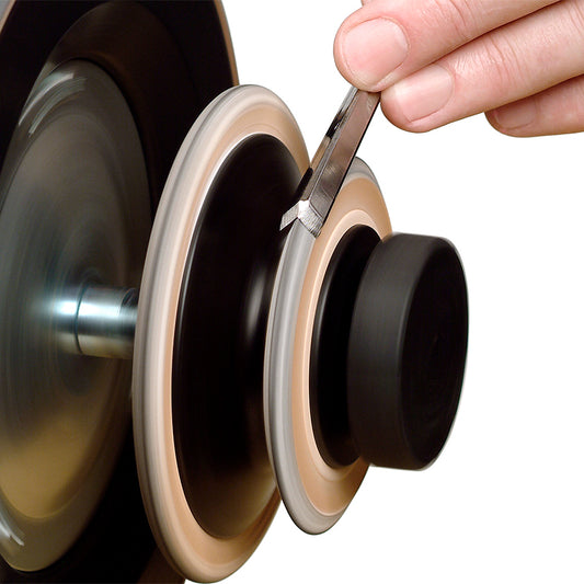 Tormek LA-120 Profiled Leather Honing Wheel